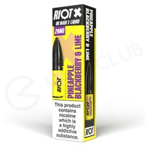 Pineapple Blackberry Lime Nic Salt E-Liquid by Riot X