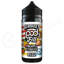 Pineapple Citrus Ice Shortfill E-Liquid by Seriously Pod Fill 3 100ml