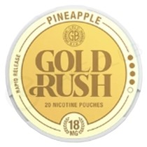 Pineapple Gold Rush Nicotine Pouches by Gold Bar