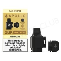 Pineapple Ice Gold Bar Apollo Prefilled Pod