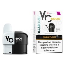 Pineapple Ice Vapes Bars Diamond 6000 Refill Pack