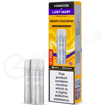 Pineapple Peach Mango Hawcos x Lost Mary Crystal Pro Prefilled Pods
