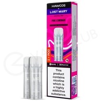 Pink Lemonade Hawcos x Lost Mary Crystal Pro Prefilled Pods