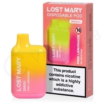 Pink Lemonade Lost Mary BM600 Disposable Vape