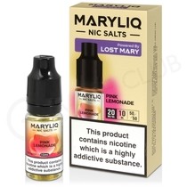 Pink Lemonade Nic Salt E-Liquid by Lost Mary Maryliq