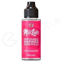Pink Lemonade Shortfill E-Liquid by Mix Labs 100ml