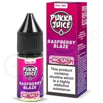 Raspberry Blaze Nic Salt E-Liquid by Pukka Juice