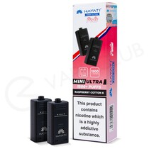 Raspberry Cotton K Hayati Mini Ultra Prefilled Pods