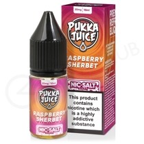 Raspberry Sherbet Nic Salt E-Liquid by Pukka Juice