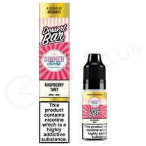 Raspberry Tart Nic Salt E-Liquid by Dinner Lady Dessert Bar Salts