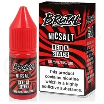 Red & Black Nic Salt E-Liquid by Brutal