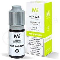 Red Aniseed Nic Salt E-Liquid by Minimal