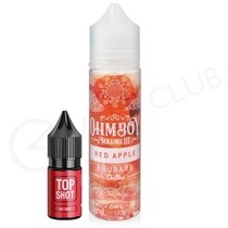 Red Apple Rhubarb Shortfill E-liquid by Ohm Boy Volume III 50ml