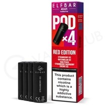 Red Edition Elf Bar 4 in 1 Prefilled Pods