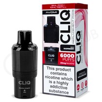 Red Raspberry Avomi Cliq 6000 Puff Refill Pod
