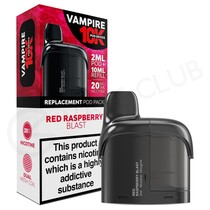 Red Raspberry Blast Vampire Vape 10K Refill Pod