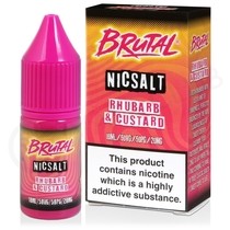 Rhubarb & Custard Nic Salt E-Liquid by Brutal