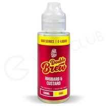 Rhubarb & Custard Shortfill E-Liquid by Double Brew Bar Series 100ml