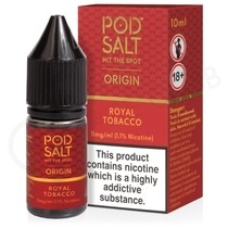 Royal Tobacco Nic Salt E-Liquid by Pod Salt Origin