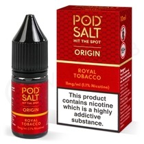 Royal Tobacco Nic Salt E-Liquid by Pod Salt Origin