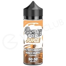 Salted Caramel Macchiato Shortfill E-Liquid by Ramsey Pod 100ml