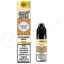 Salted Caramel Waffle Nic Salt E-Liquid by Dinner Lady Dessert Bar Salts