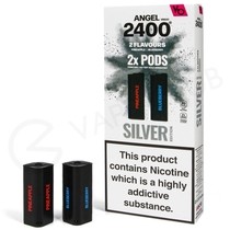 Silver Edition Vapes Bars Angel 2400 Prefilled Pods