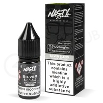 Silver Nic Salt E-liquid by Nasty Salts