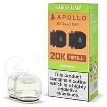 Sour Apple Gold Bar Apollo Prefilled Pods