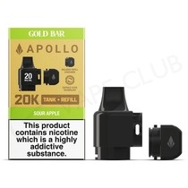 Sour Apple Gold Bar Apollo Prefilled Pods