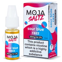 Sour Blue Razz E-Liquid by Moja Saltz
