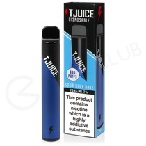Sour Blue Razz Tjuice Disposable Vape
