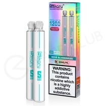 Sour Blueberries Sikary S600 Disposable Vape Twin Pack