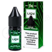 Sour Green Freeze Nic Salt E-Liquid by Liq'd