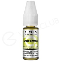 Sour Lemon Nic Salt E-Liquid by Elfliq