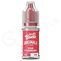 Sour Strawberry Nic Salt E-Liquid by Double Brew Originals