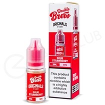 Sour Strawberry Nic Salt E-Liquid by Double Brew Originals