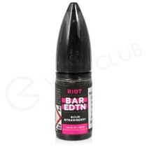 Sour Strawberry Nic Salt E-Liquid by Riot Bar Edition
