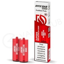 Sour Watermelon Cherry Ayce Bar 3000 Prefilled Pods