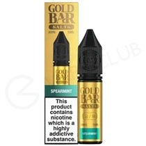 Spearmint Nic Salt E-Liquid by Gold Bar Salts