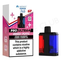 Straw Cranberry Cherry & Cherry Ice Hayati Pro Ultra Plus Refill Pack