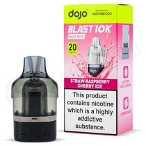 Straw-Raspberry Cherry Ice Dojo Blast 10K Refill Pack