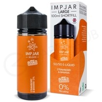 Strawberry & Banana Shortfill E-Liquid by Imp Jar Large 100ml