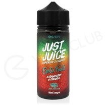 Strawberry & Curuba Shortfill E-Liquid by Just Juice Exotic Fruits 100ml