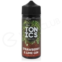 Strawberry & Lime Gin Shortfill E-Liquid by Tonics 100ml