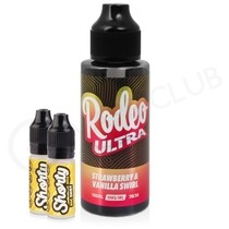 Strawberry & Vanilla Swirl Shortfill E-Liquid by Rodeo Ultra 100ml