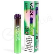 Strawberry Apple Vozol Bar Neon 800 Disposable Vape
