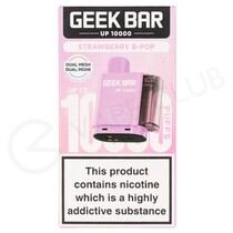 Strawberry B-Pop Geek Bar Up 10000 Refill Pod