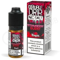 Strawberry Burst Nic Salt E-Liquid by Double Drip