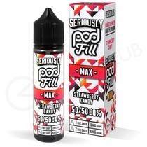 Strawberry Candy Shortfill E-Liquid by Seriously Pod Fill Max 40ml